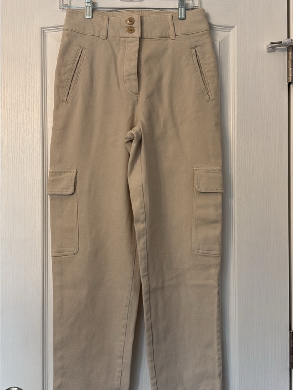 Wilfred Free Cream High-Rise Pants